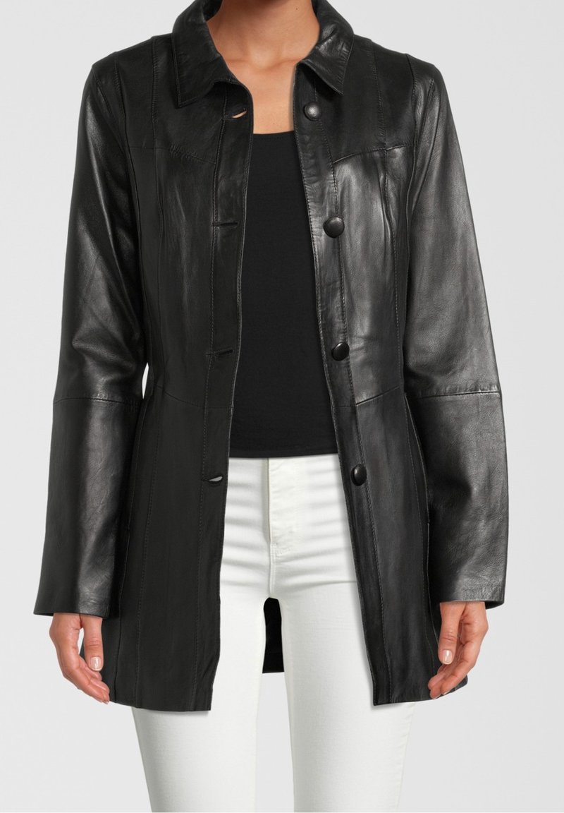 7eleven Giacca di pelle - black