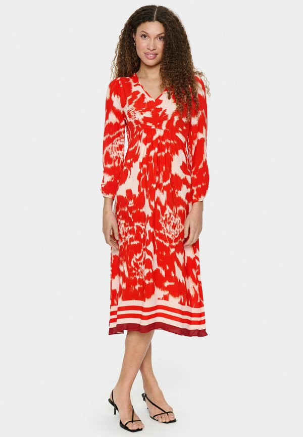 KHLOESZ - Day dress - poinciana water blooms