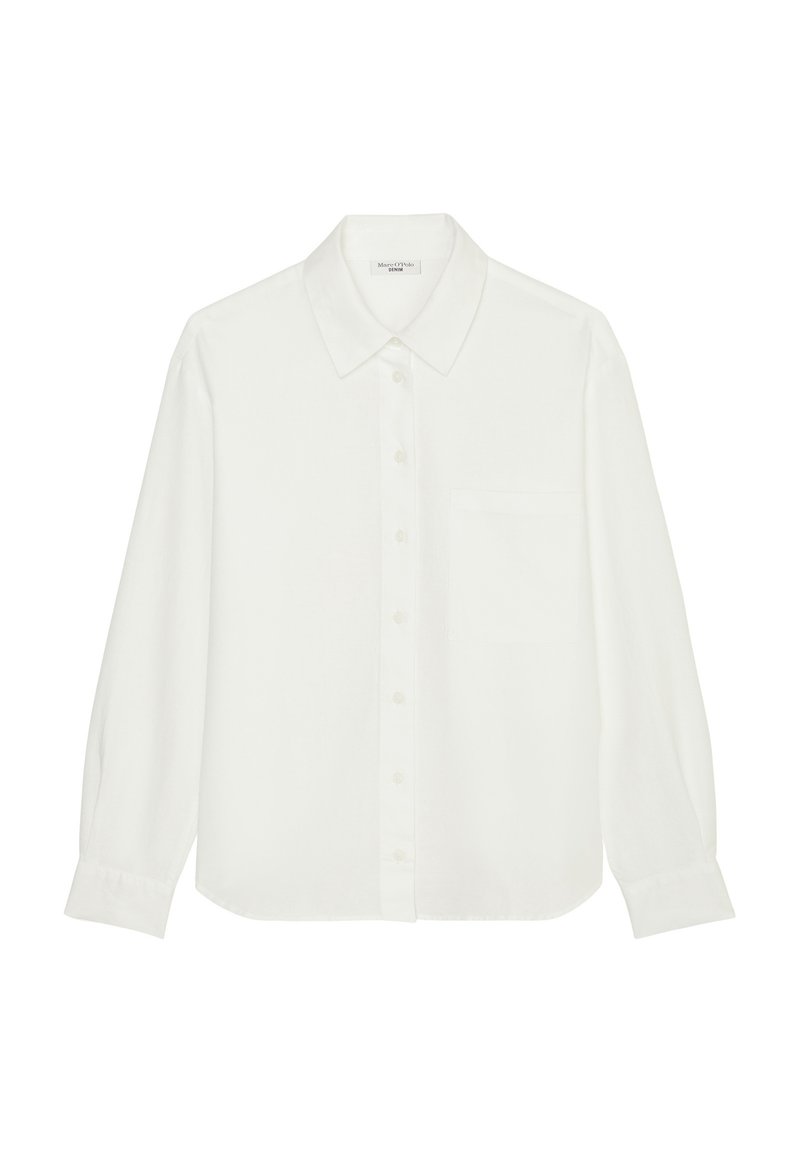 Marc O’Polo DENIM Overhemdblouse wit Marc O’Polo DENIM Overhemdblouse wit