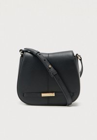 HELYA FLAP CROSSBODY - Taška s příčným popruhem - black