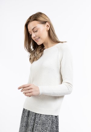 DreiMaster, Pullover - wollweiss