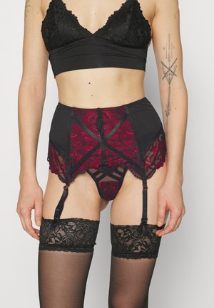 AFTER HOURS SUSPENDER - Porte-jarretelles - red/black