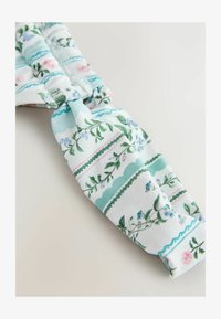 Neselectat, blue ecru floral