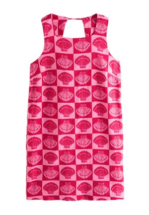 Next Etuikjole - bright pink/red shell print