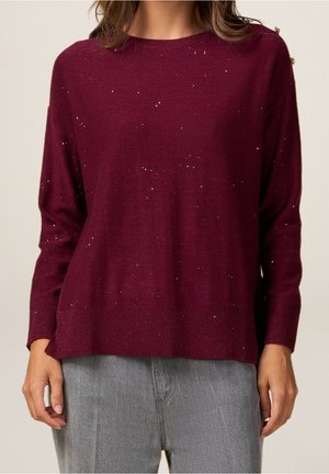 Jersey de punto - bordeaux