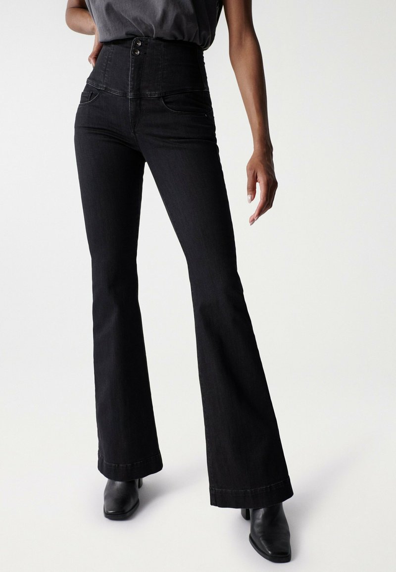 Salsa Jeans DIVA Jeans Bootcut black/sort Zalando.dk