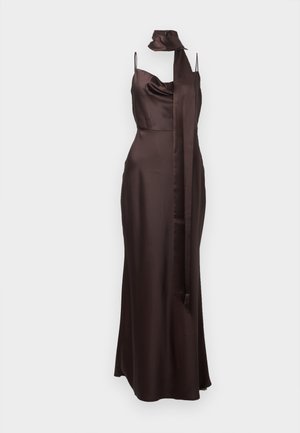 Vero Moda, VMCENIA SINGLET SCARF ANKLE DRESS - Cocktailkjole / festkjole - chocolate torte
