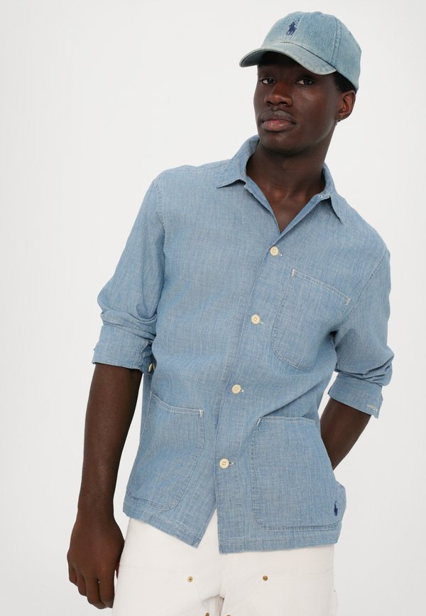 LONG SLEEVE SPORT SHIRT - Shirt - medium indigo3