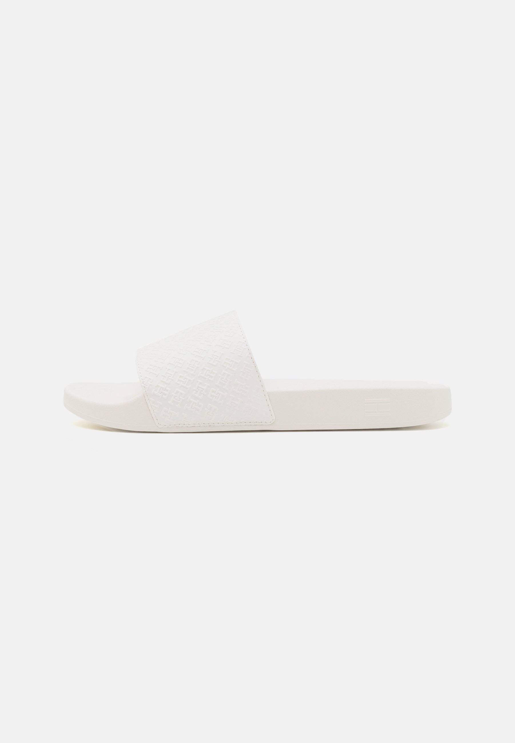 Tommy Hilfiger MONOGRAM POOL SLIDE - Badesandale - ancient white 