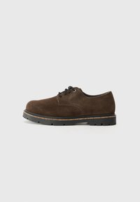 HIGHWOOD LACE LOW LEVE NARROW UNISEX - Elegantni čevlji z vezalkami - mocca