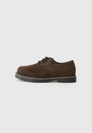 HIGHWOOD LACE LOW LEVE NARROW UNISEX - Smart lace-ups - mocca