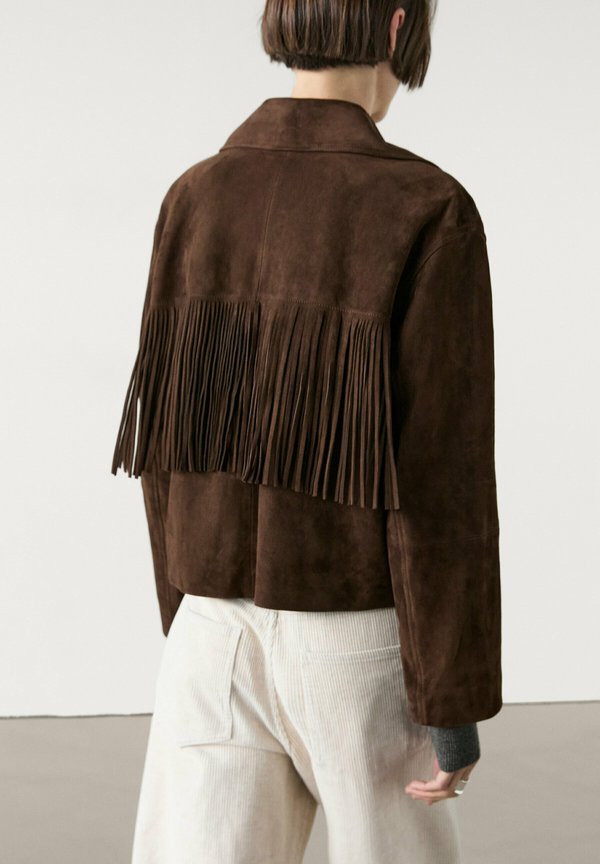 WITH FRINGING - Leather jacket2