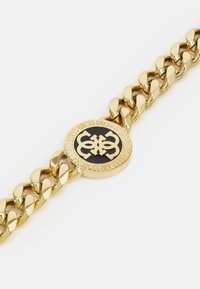 Guess ICON UNISEX - Collana - yellow gold-coloured/black
