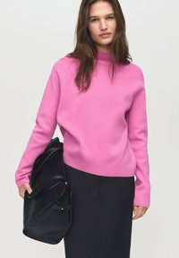Mango WITH PERKINS - Strickpullover - pink