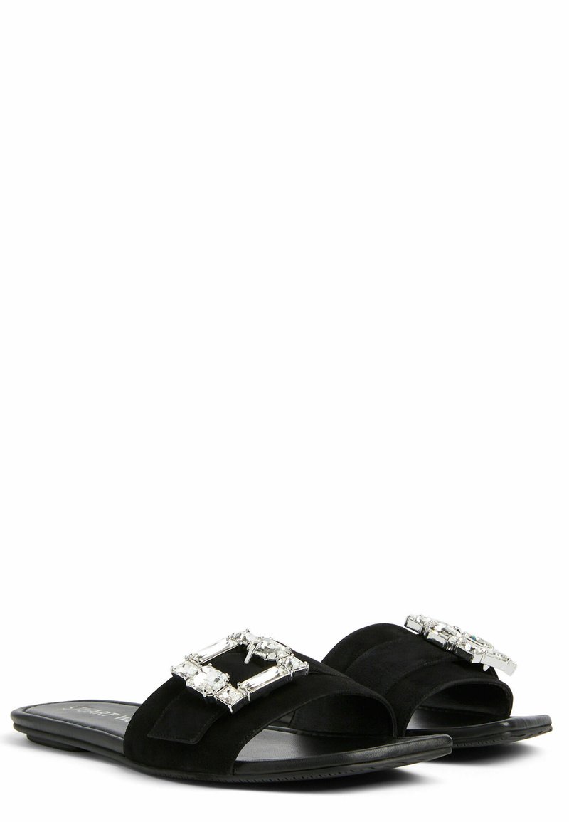 Stuart Weitzman TROPEZ FLAT SLIDE Mules black/noir ZALANDO.FR