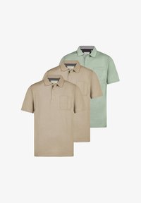 Sélectionné, beige grün