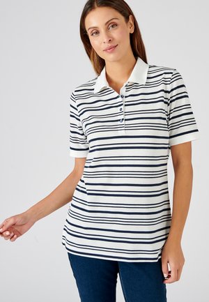 Poloshirt - White striped