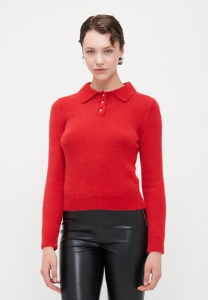 ONLY Tall ONLPETRA POLO BLING - Jumper - salsa