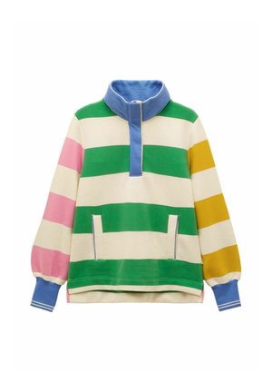 Ikdienas džemperis - cream hotchpotch stripe