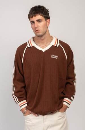 RETRO SPORT SOCIETY - Svetrík - brown