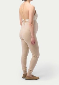 GOBI Cashmere OVER BUMP MATERNITY - Träningsbyxor - beige