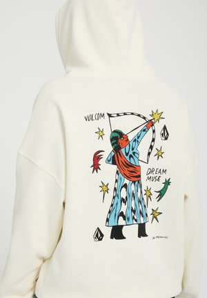 Volcom, HOODIE RADICAL DAZE UP - Φούτερ με κουκούλα - off white