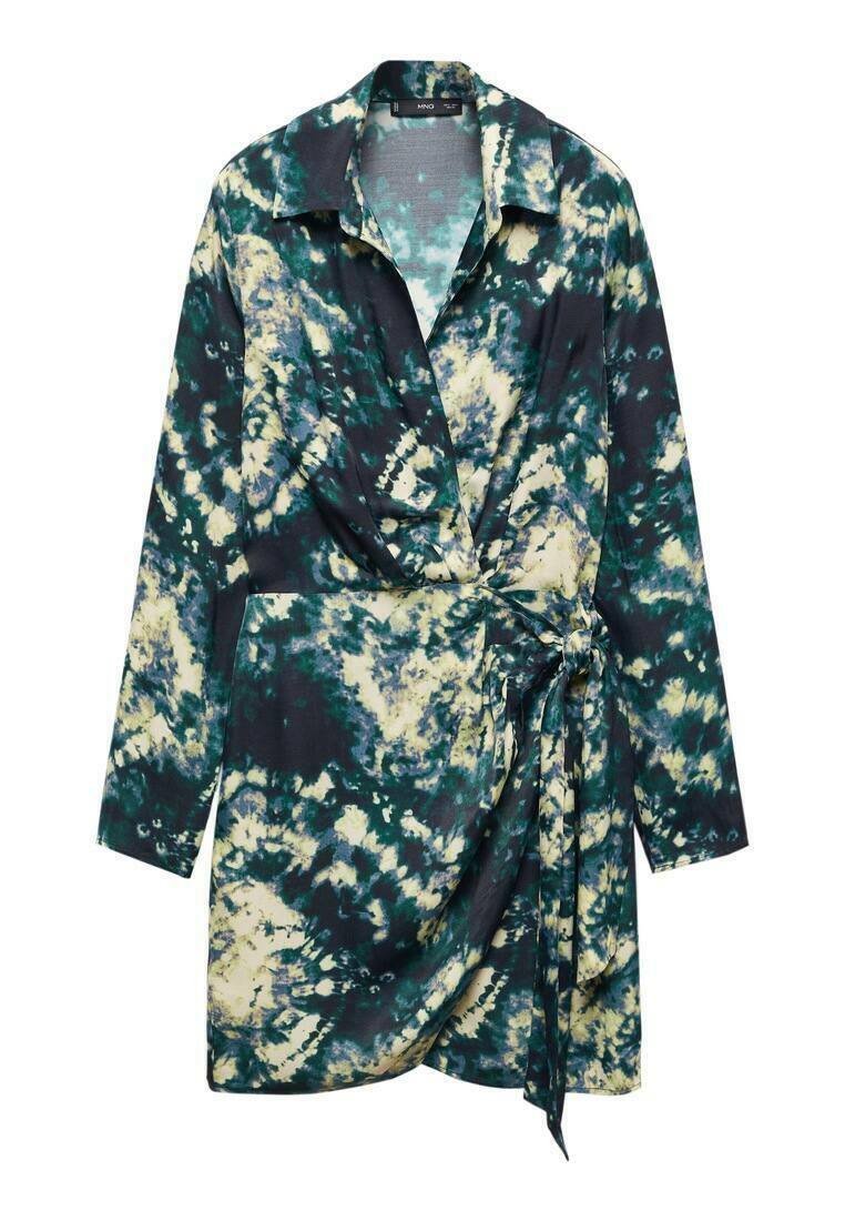 Mango Etui-jurk groen