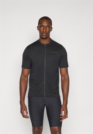 LOOP S/S ZIPPED - Wielershirt - schwarz