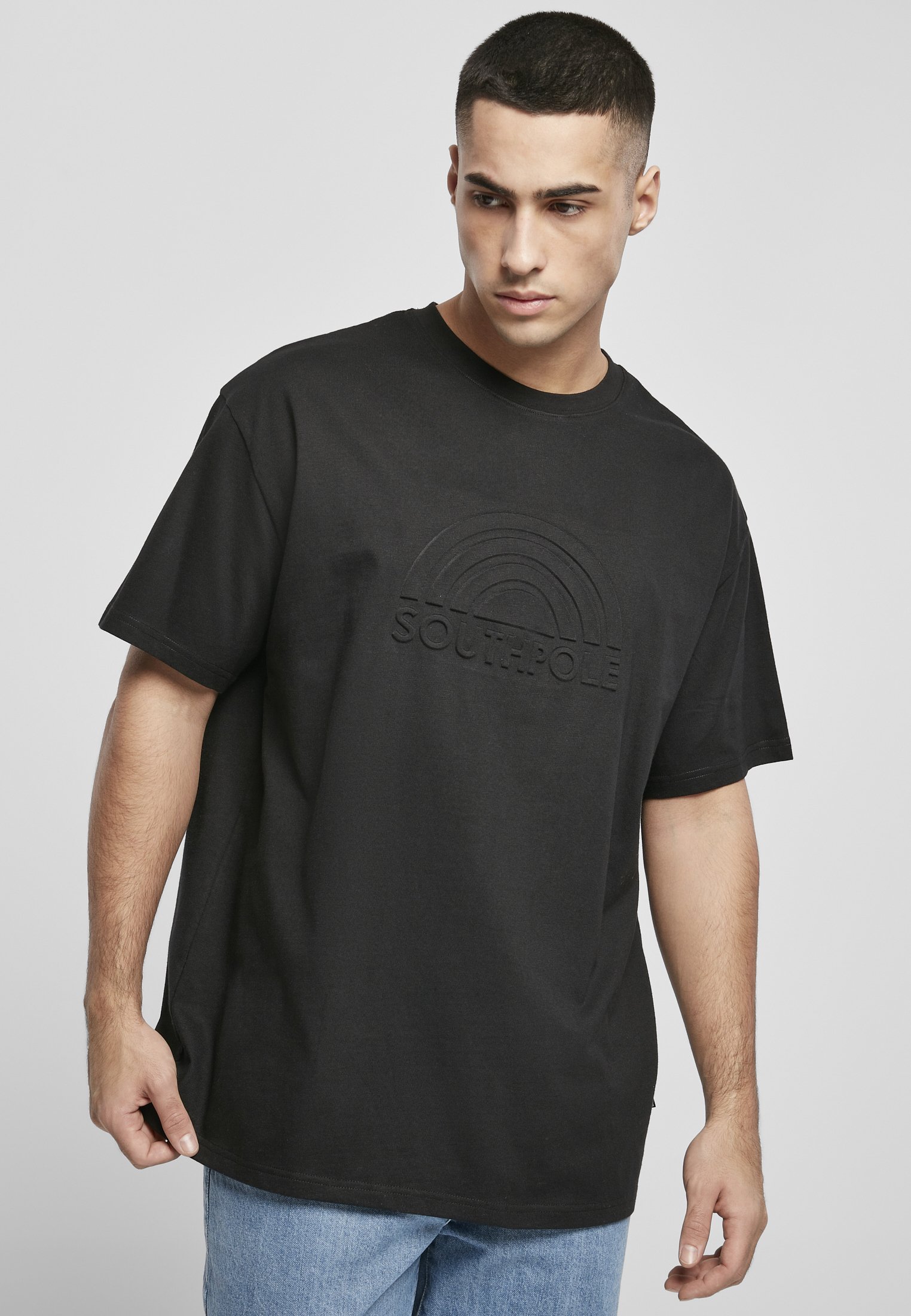 Southpole Print T-shirt - black 