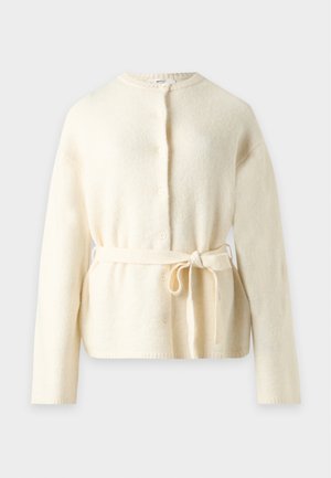 Gina Tricot, TIE CARDIGAN - Ζακέτα - off-white