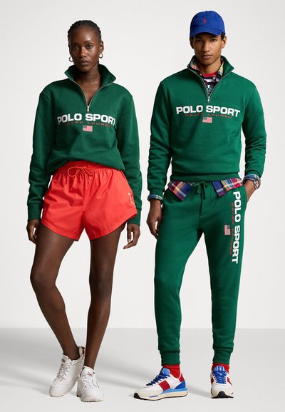 Polo Ralph Lauren POLO SPORT FLEECE SWEATSHIRT  - Bluză de molton - tennis green