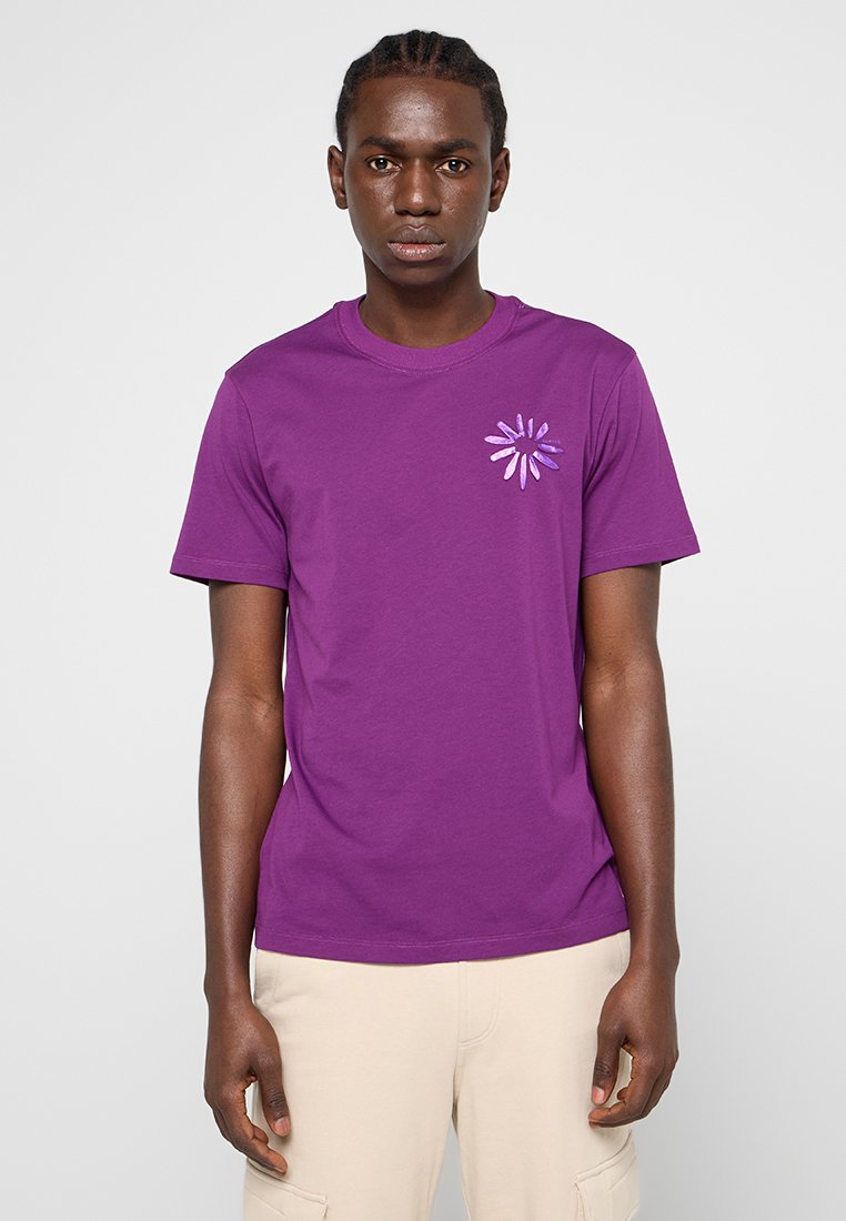 sandro T-shirt print paars sandro T-shirt print paars