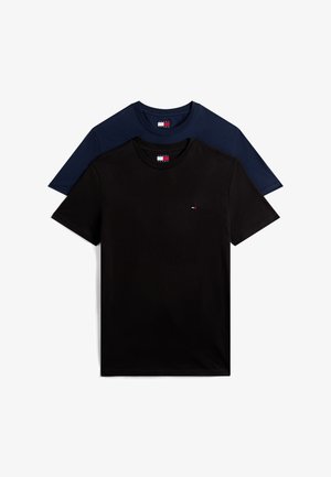 Tommy Jeans, SLIM TEE 2 PACK - Basic póló - black / dark night navy