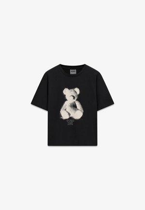 Guess, STRASS-T-SHIRT - T-shirt imprimé - schwarz