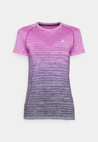 SEAMLESS SS  - Sporta krekli - bold magenta/blue expanse