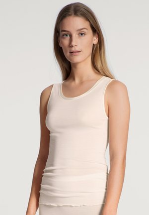 OHNE ARM - Nachtwäsche Shirt - light ivory