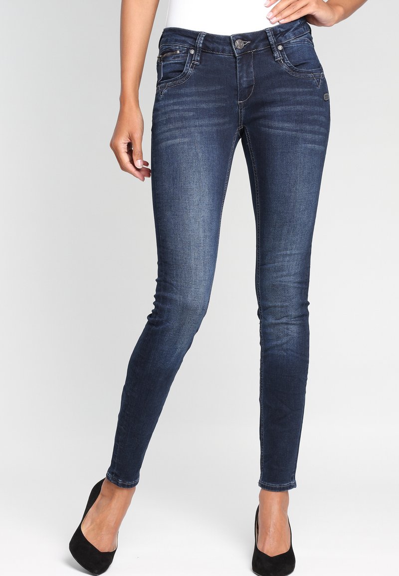 Damen Skinny | Gang NIKITA Jeans Skinny Fit dark-blue denim - HM35891 Damen Skinny | Gang NIKITA Jeans Skinny Fit dark-blue denim - HM35891