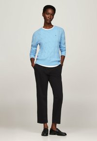Tommy Hilfiger SOFT CABLE - Pulover - vessel blue