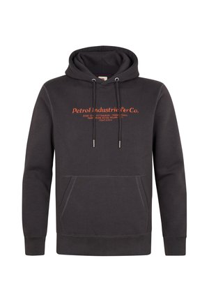 Petrol Industries, GRAPHIC RAGLAN HOODIE CEDARWOOD - Hættetrøje - iron steel