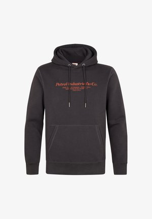 Petrol Industries, GRAPHIC RAGLAN HOODIE CEDARWOOD - Hættetrøje - iron steel