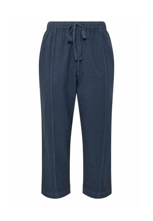 Yours Clothing, PLUS SIZE WIDE LEG TROUSERS - Pantalon classique - navy