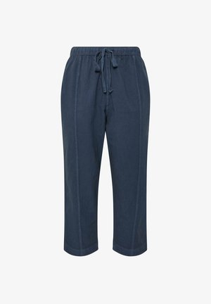 Yours Clothing, PLUS SIZE WIDE LEG TROUSERS - Bukser - navy