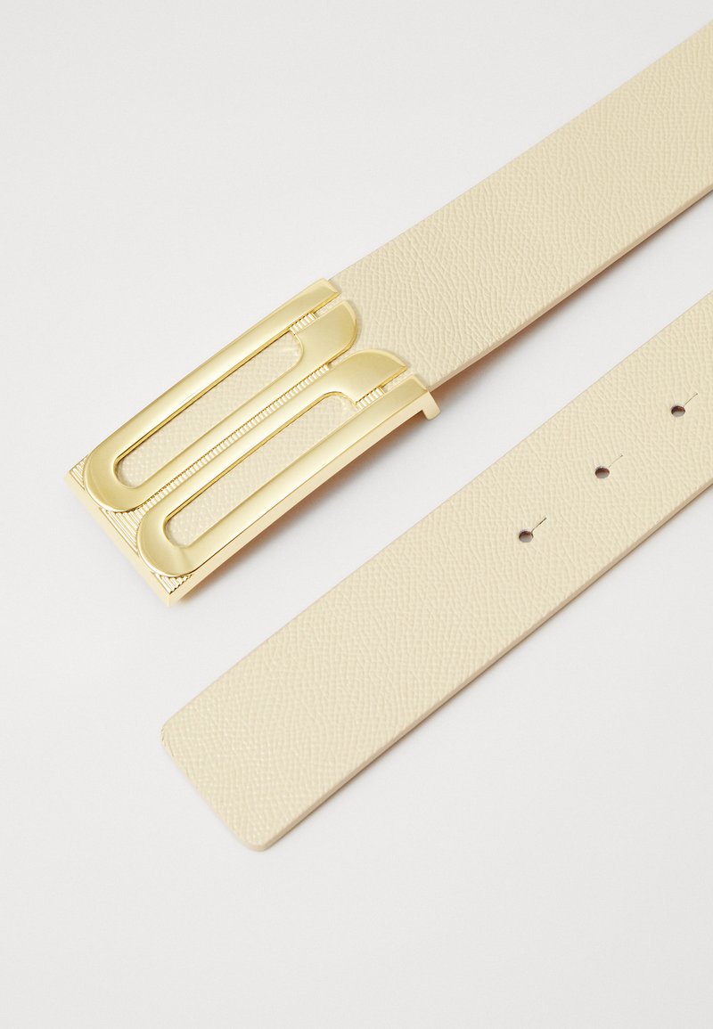Victoria Beckham Tonal Jumbo Belt - Leather - White - NWT Jumbo Frame leather belt in brown - Victoria Beckham | Mytheresa main image 3