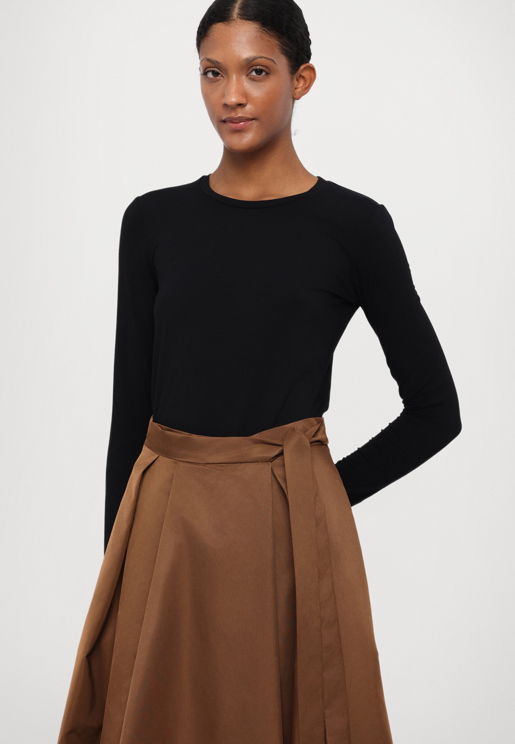 Weekend Max Mara TEMA - A-line skirt - cuoio/brown - Zalando.ie
