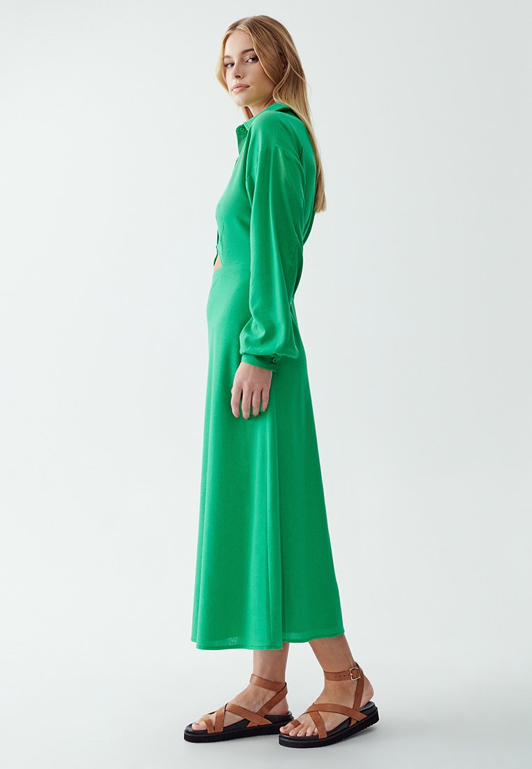CALLI ZOIA MIDI - Shirt dress - apple green/green - Zalando.ie