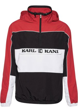 Karl Kani RETRO BLOCK - Veste légère - red black white