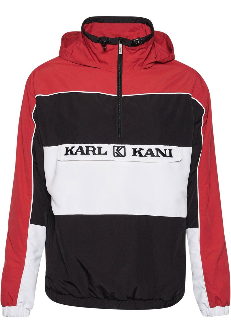 Karl Kani RETRO BLOCK Leichte Jacke red black white/rot
