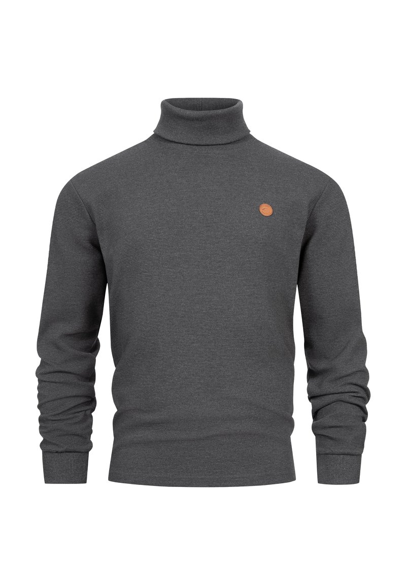 INDICODE JEANS LANGARMSHIRT Strickpullover charcoal mix