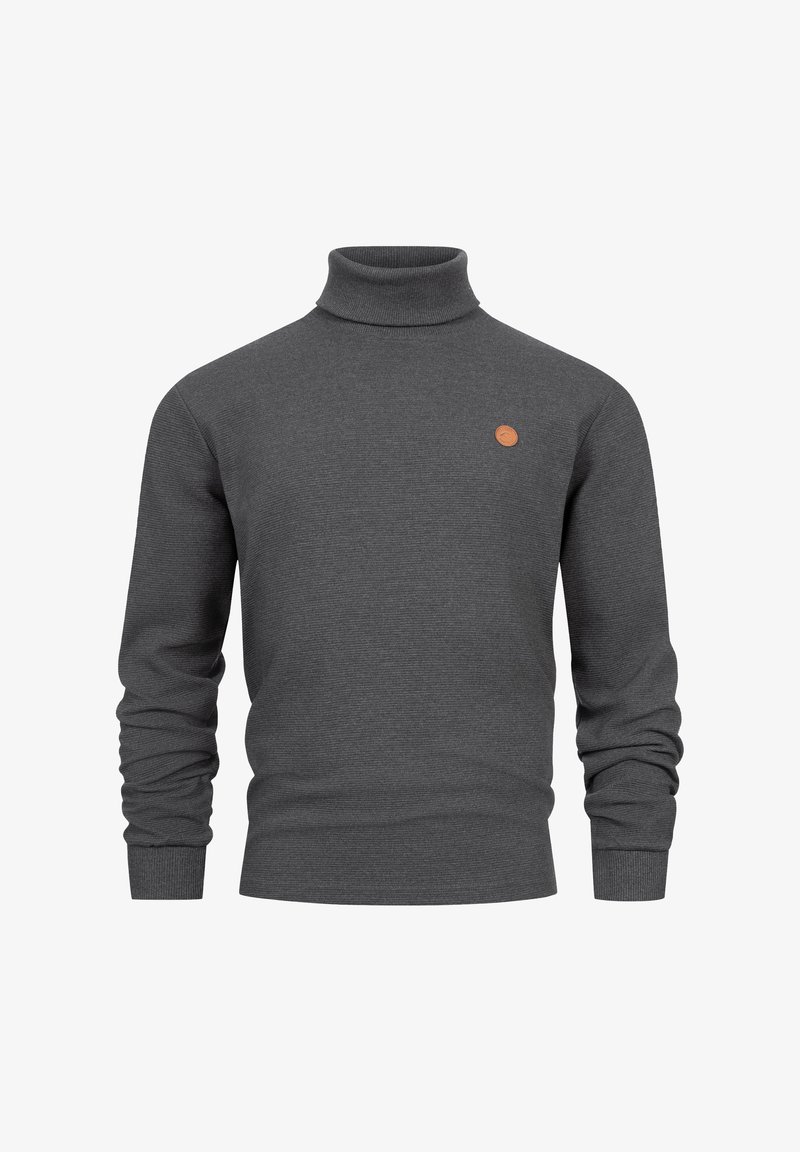 INDICODE JEANS LANGARMSHIRT Strickpullover charcoal mix