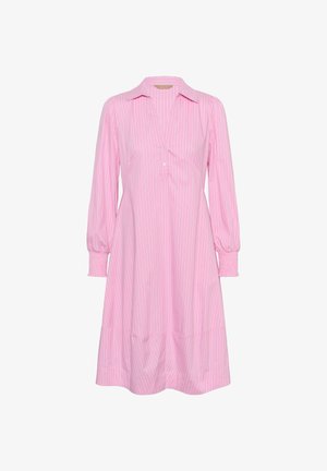 Culture, CUEBONY LONG SLEEVE - Vestido camisero - pink stripe